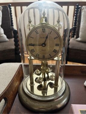 Gold Waltham Quartz Vintage Anniversary Clock
